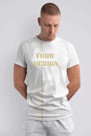 Customized Cotton Round Neck T shirt
