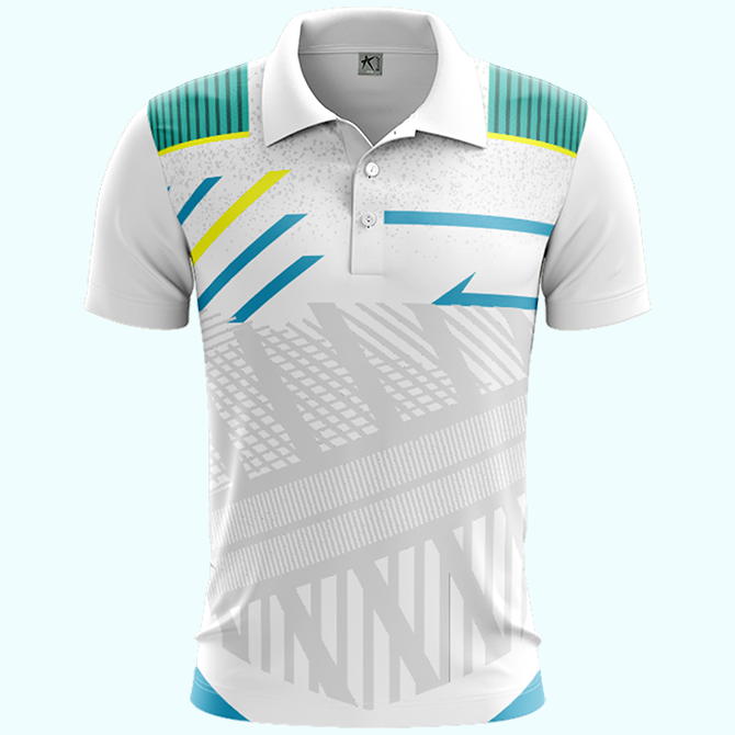 Custom Cricket Jerseys White Jersey Lines