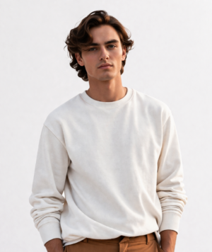 white sweathshirt customised
