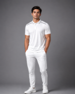 White Cricket tshirt with pant