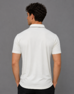 White Cricket Jersey Polo